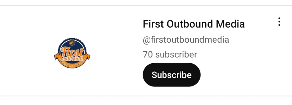 First outbound media