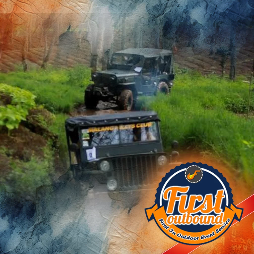 outing kantor malang dengan kegiatan jeep offroad batu untuk gathering perusahaan di batu
