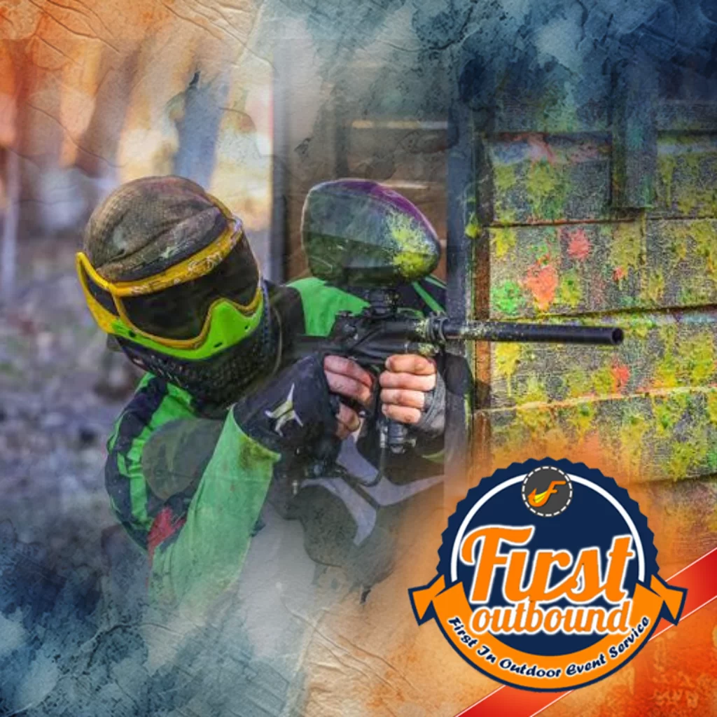 Paintball dengan standar keselamatan CHSE - APD lengkap dan trainer bersertifikat