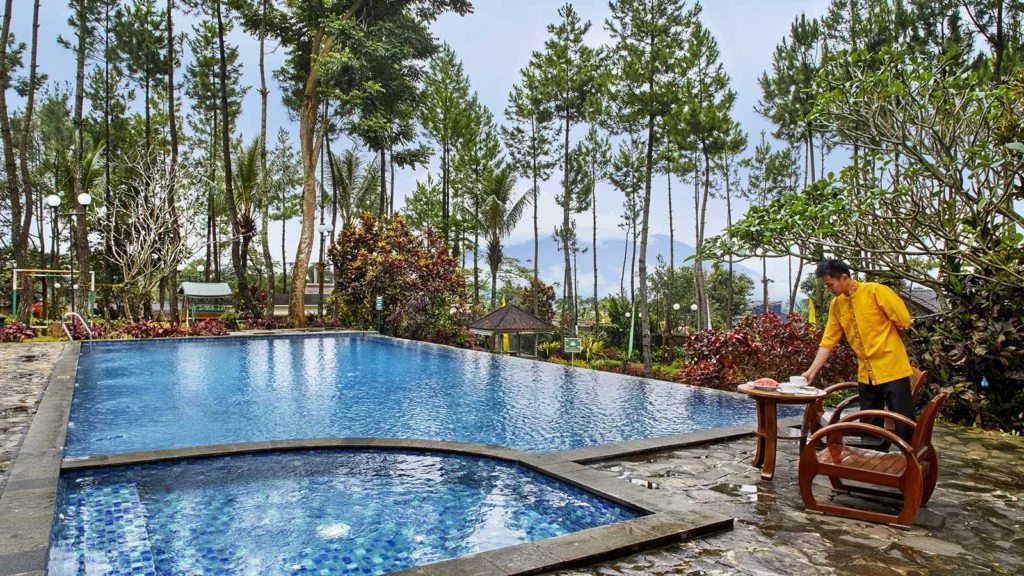 Estimasi budget gathering di Jambuluwuk Resort Batu: kamar, meeting package, konsumsi, dan outbound